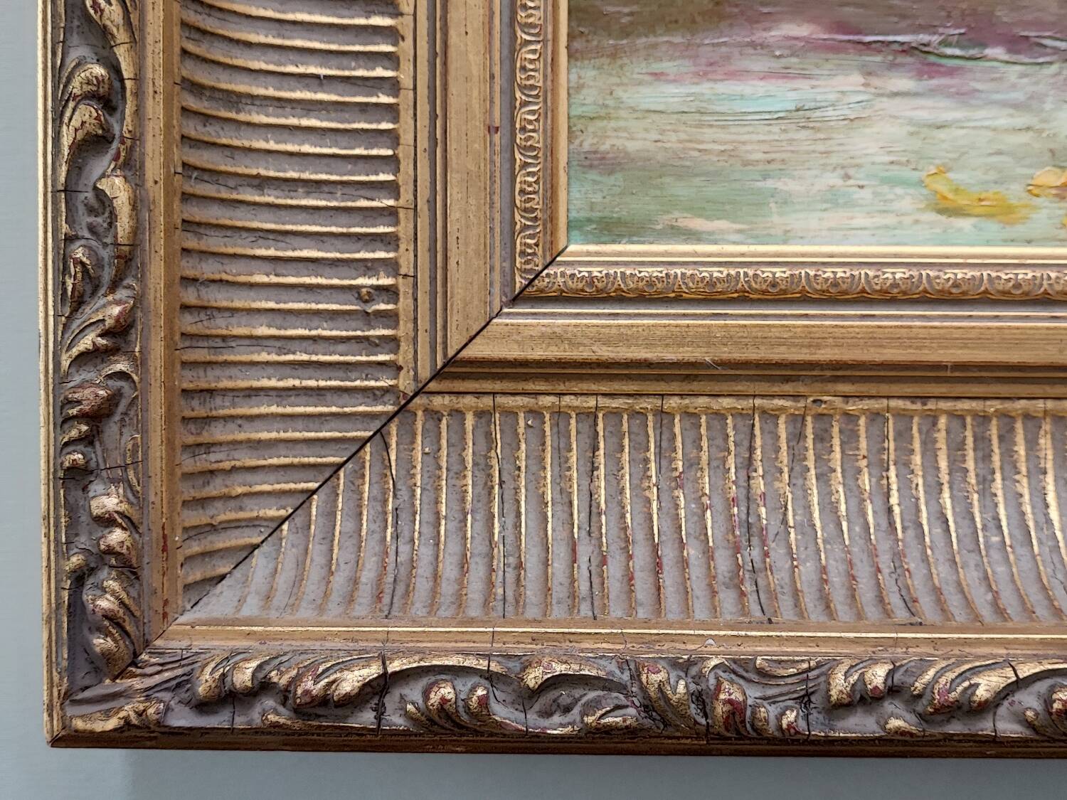 Oil painting : floral by Pearl Geddis