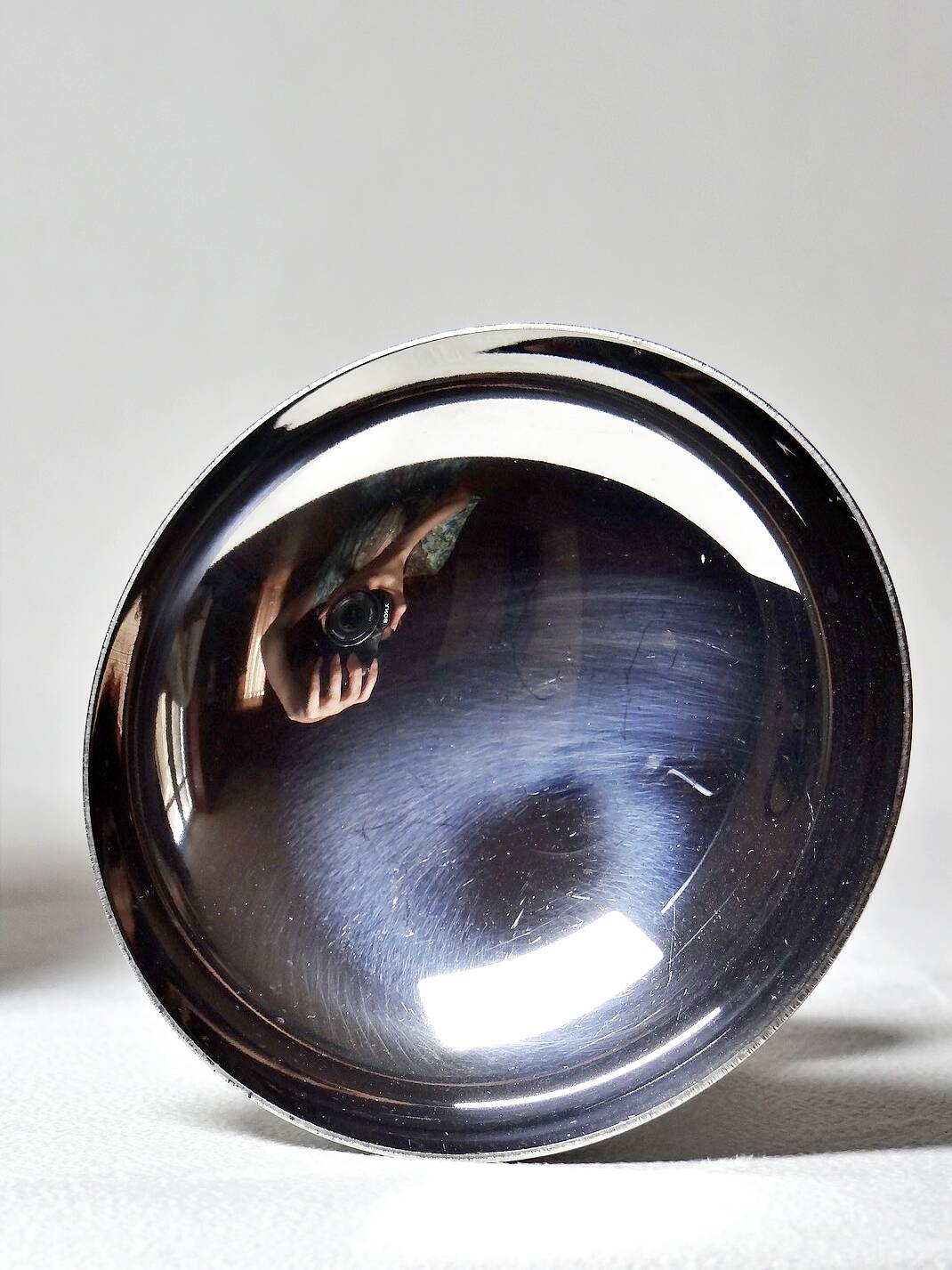 6 Vintage stainless steel dessert bowls by Guy Degrenne