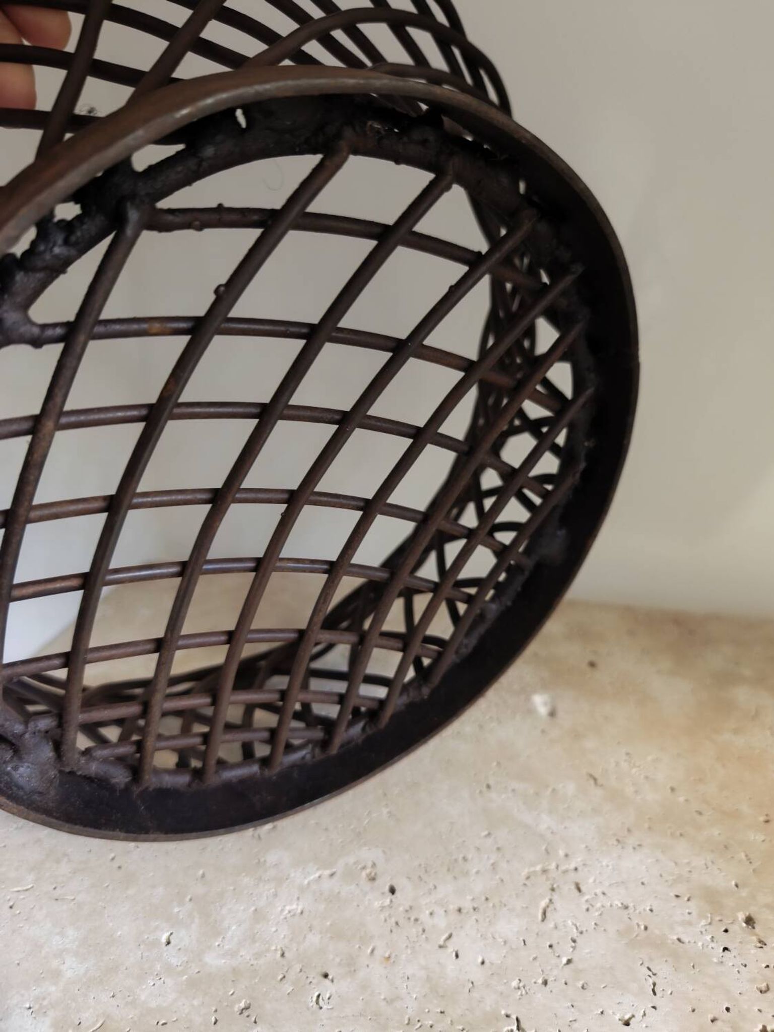 Wrought iron planter