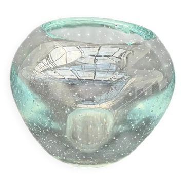 Blown glass pocket vase, 1970
