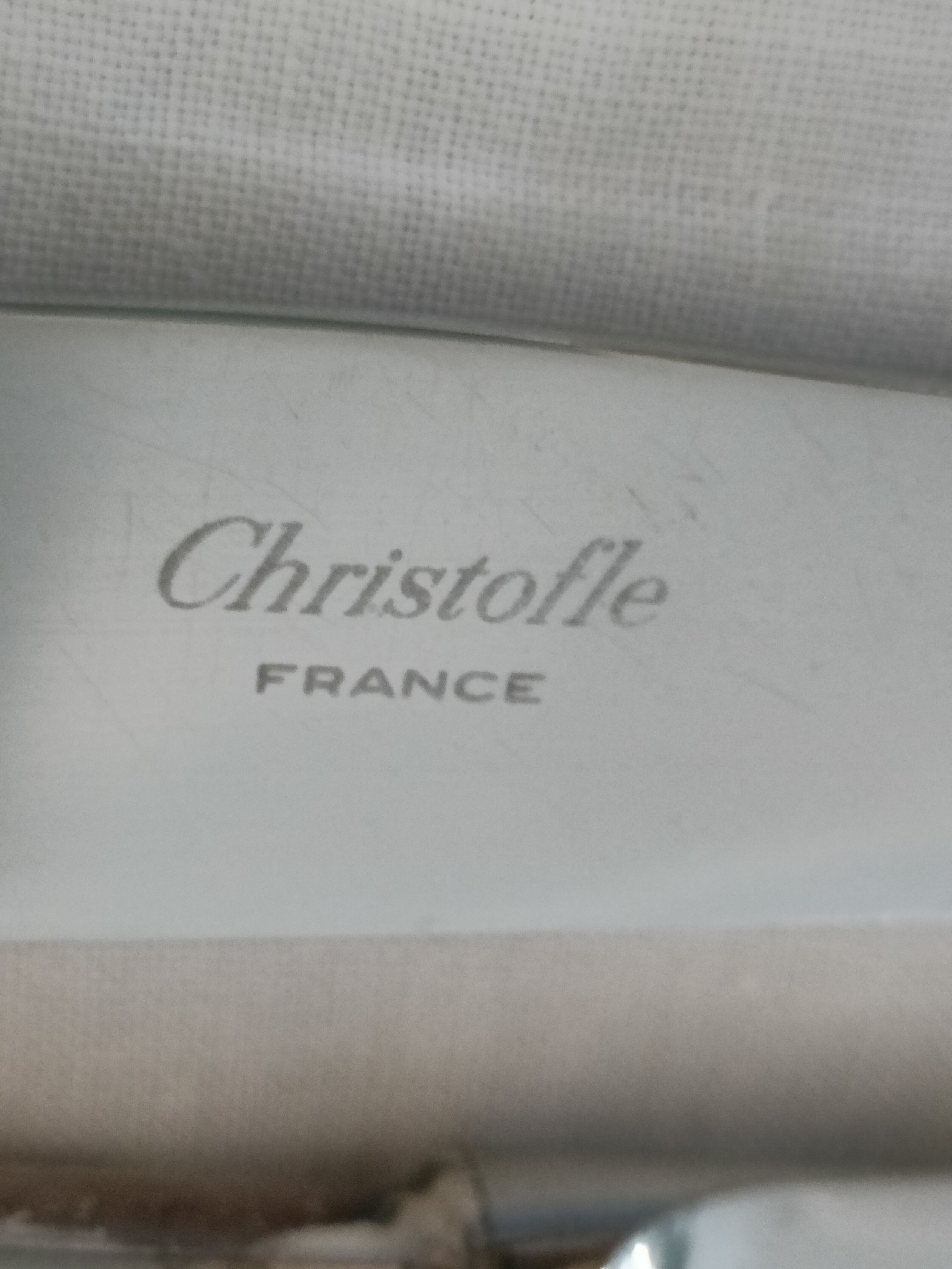 Lot 73 cutlery christofle model talisman lacquer of china color siena