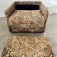 Old floral pattern armchair design Wittmann Austria Josef Hauffmann vintage