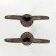 Pair of Lily brass candle holders, Ystad Metall, Sweden, design Ivar Ålenius Björk