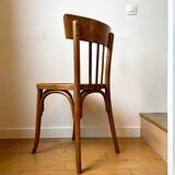 Bistro chair in light wood