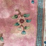 Carpet made Chinese vintage hand 140 X 208 cm