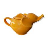 Théière vintage Éléphant jaune