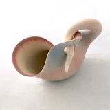 Light Pink Lacquered Terracotta Centerpiece Model Nr 610 by Vibi, Turin, Italy