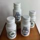Opal glass jars - vintage