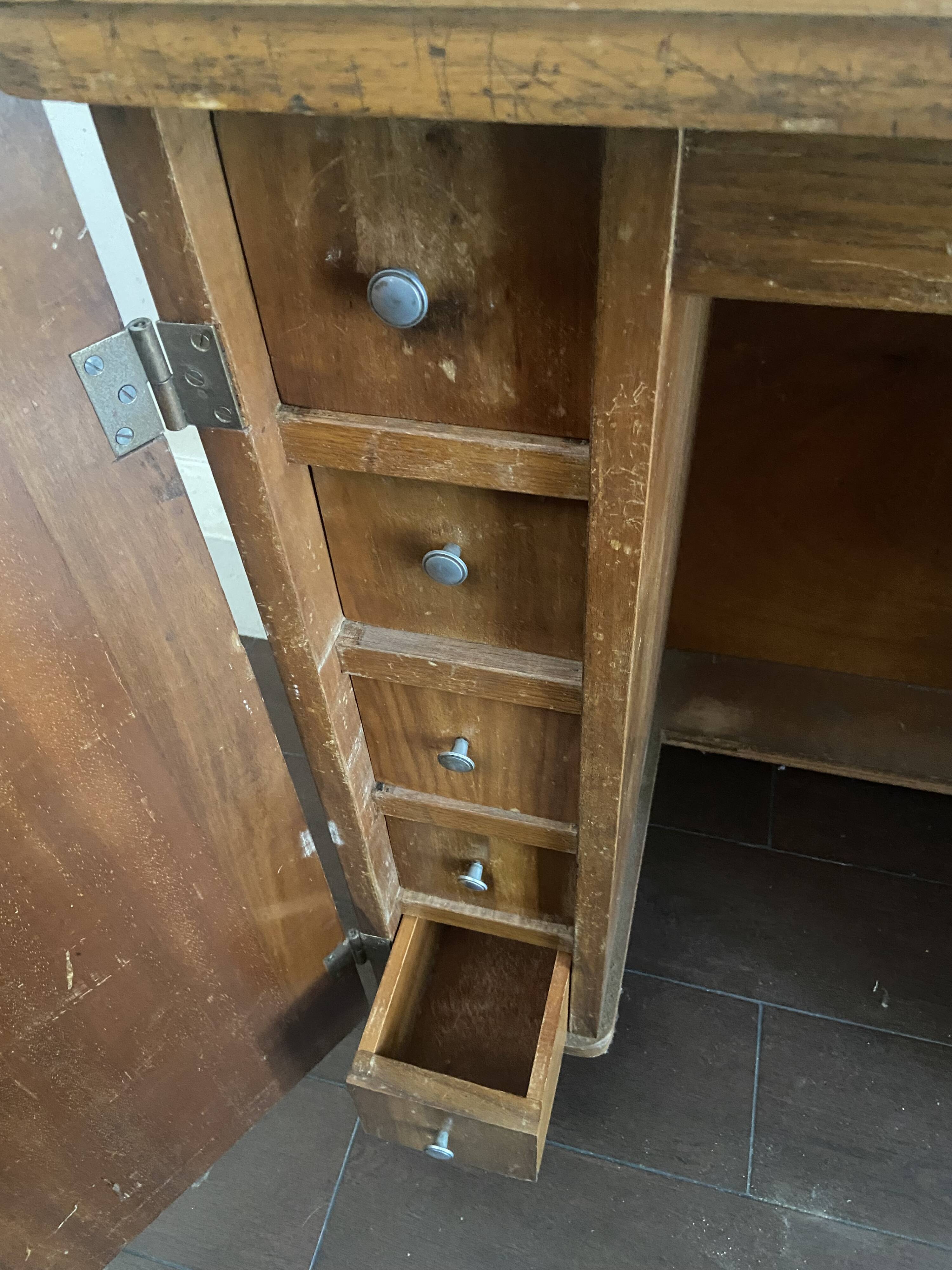 Vintage dressmaker's furniture in its original condition