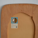 Oval Mid 20th century Wall Mirror by Glas&Tra 1960s 33x111cm