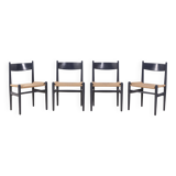 4x Hans J. Wegner Dining Chair CH36, Carl Hansen & Søn