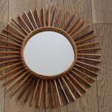 Rattan sun mirror 400mm