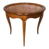 Table basse style Louis XV merisier