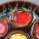 Vintage oyster plate in majolica ceramic, Vallauris style