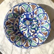 Old large dish in Fajalauza earthenware.