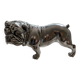 Statuette dog silver bulldog