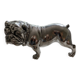 Statuette dog silver bulldog
