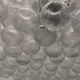 Extra Large Murano Glass Bubble Chandelier / Flushmount, Italy, 1980s