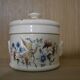 Blue bird pot Sarreguemines