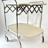Vintage Kartell Gastone Foldable Bar Cart by Antonio Citterio, 1980s Italy