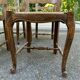 Set of 4 vintage BAUMANN chairs in oak and straw – Authentic