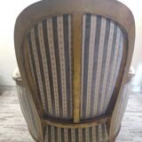 Louis XVI style bergère armchairs