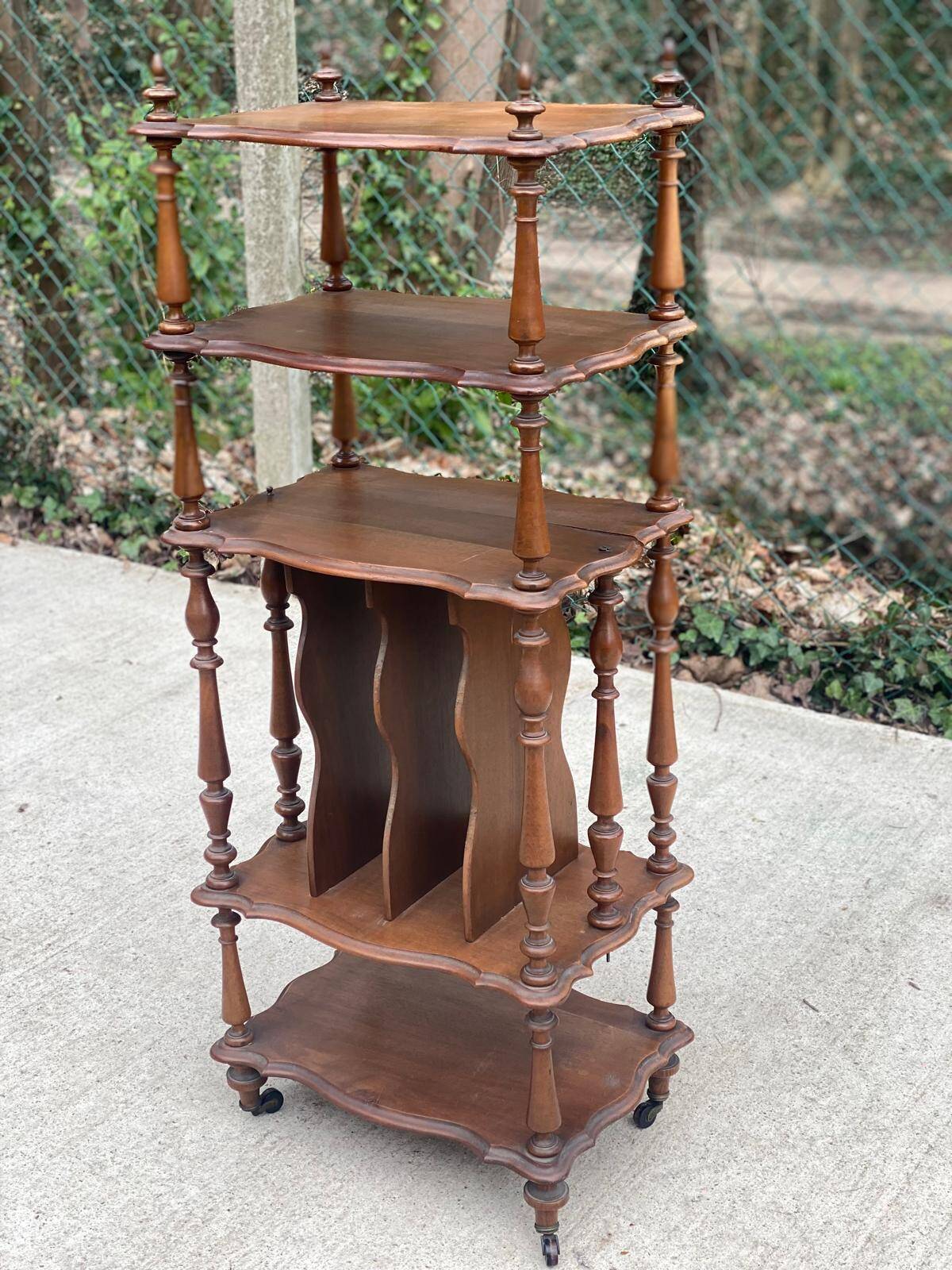 Large music rack, scores, early 20th century, Napoleon III