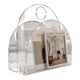 Vintage magazine/newspaper rack in transparent plexiglass