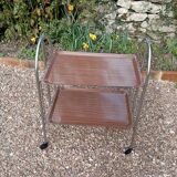 Vintage folding serving trolley