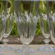 6 crystal champagne flutes from ARQUES. Rambouillet model.