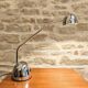 Chrome metal desk lamp, Brilliant edition.