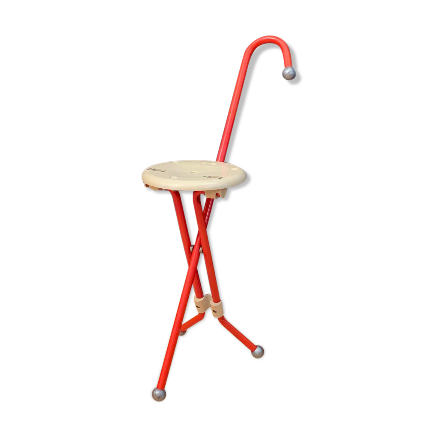 Memphis folding chair by Ivan Loss, Ulisse, Italy, 1980s