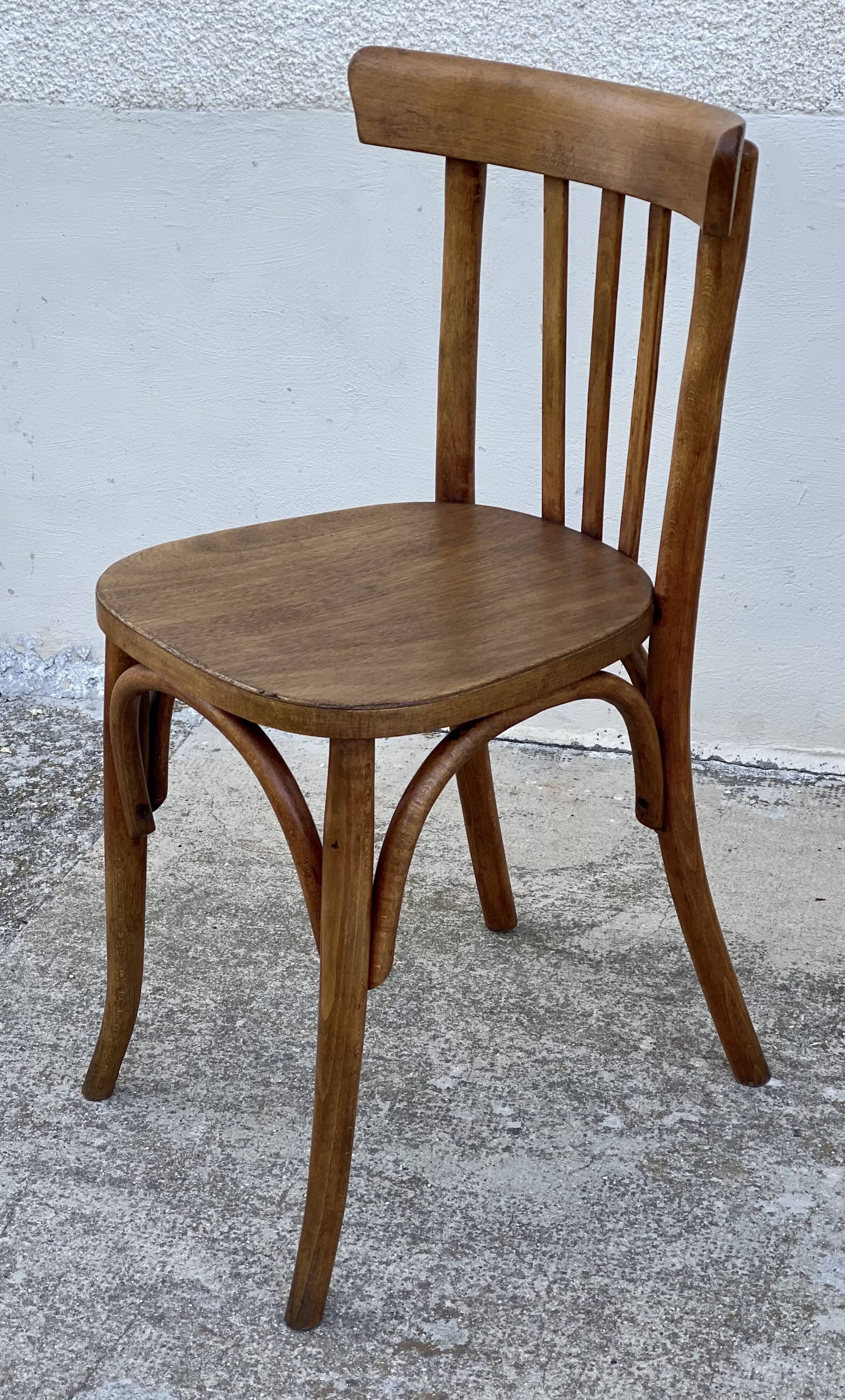 Chaise bistrot vintage 1950