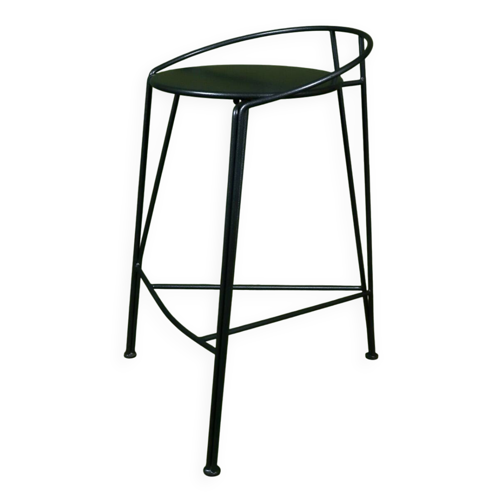 High stool Silver Moon Pascal Mourgue 1985