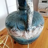 Large ceramic floor lamp base from the 70s