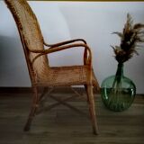 Rattan armchair