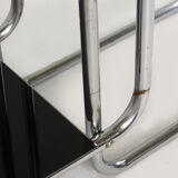 Bauhaus chromed tubular steel shelf, 1940s