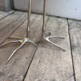 Sculptural table Traccia Merret Oppenheim silver edition Cassina