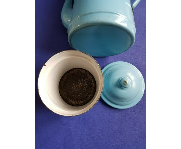 Blue enamelsheet coffee maker
