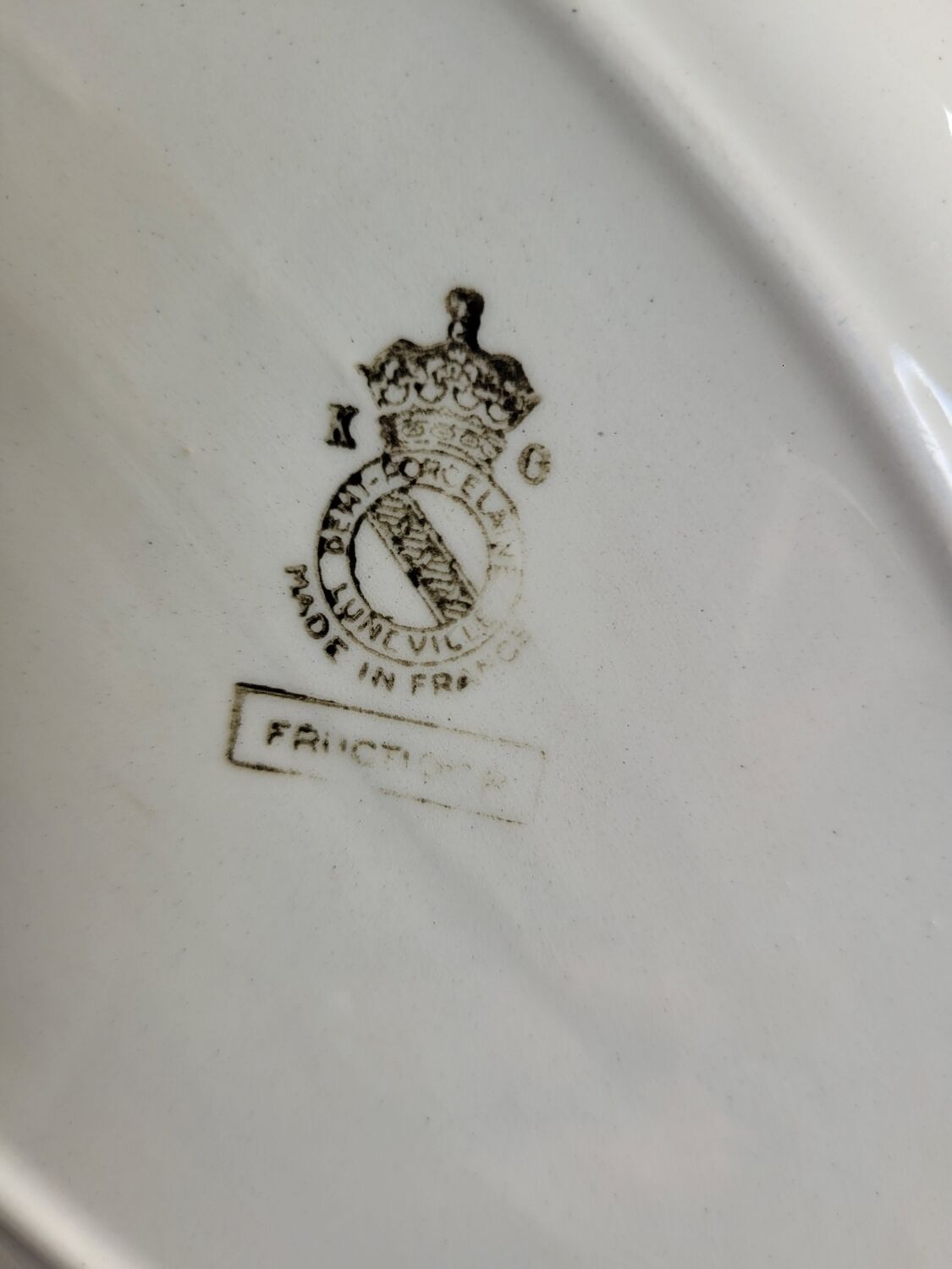 Presentation dish Lunéville Fructidor