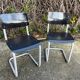 Paire de chaises industrielles