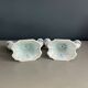 Pair of Gien earthenware candlesticks - lamp bases - Ref 1170