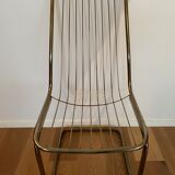 Gilded metal chairs