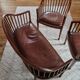 Small Art Deco bench and armchairs in beech, 1930s