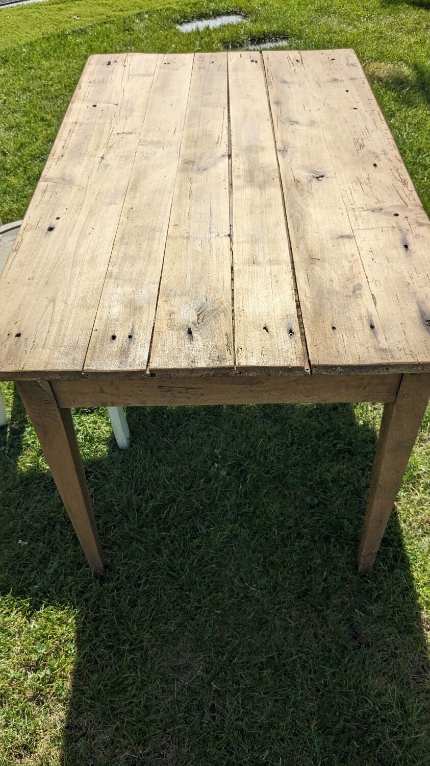 Vintage farm table