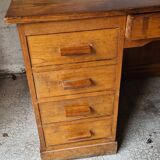 Old solid wood desk