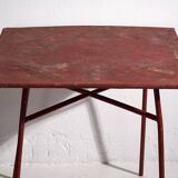Antique red outdoor table (c.1920)