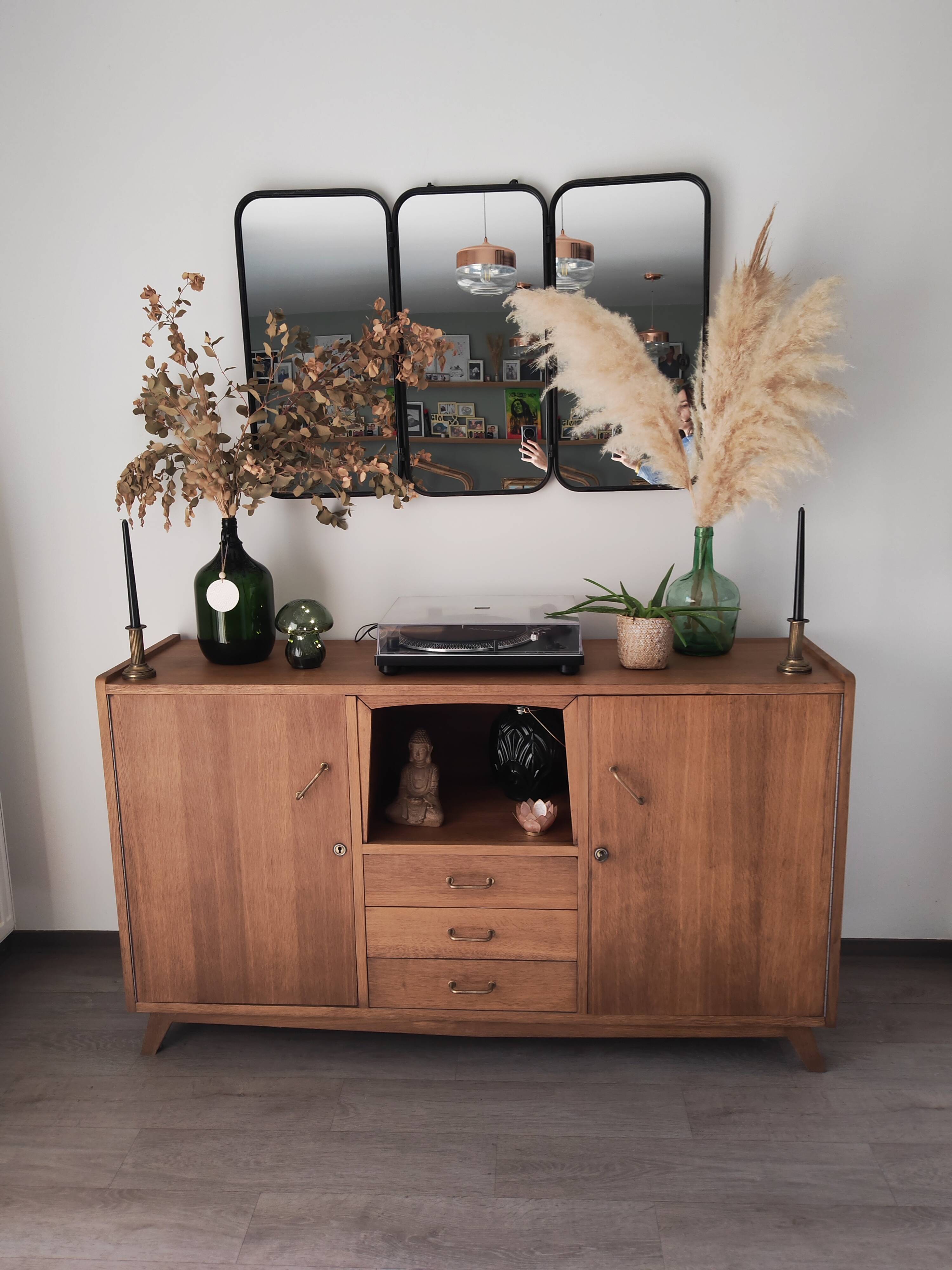 Vintage oak sideboard