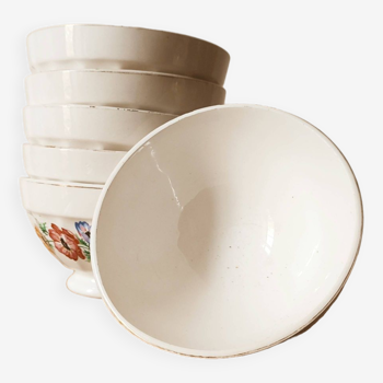 6 earthenware bowls