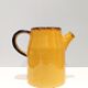 Handmade pitcher in vintage ceramic '60, signed Poët-Laval